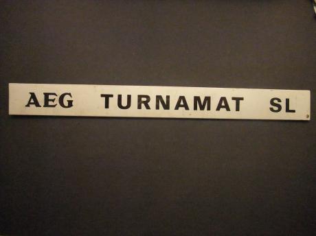 AEG Electrolux Turnamat SL wasmachine oud plaatje